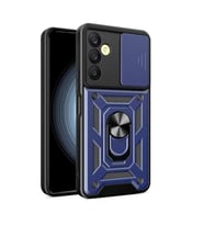 Coverzone Galaxy A25 ?le Uyumlu PhoenixShield Kamera Korumal? Kapak Tam Koruma Manyetik Vega Kapak Lacivert