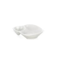 ULTRAFORM PORSELEN İKİ BÖLMELİ SOSLUK STD 11x8.5CM (Beyaz)