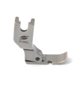 Düz Makine Fermuar Geniş Ayak Sol 7mm / P36L