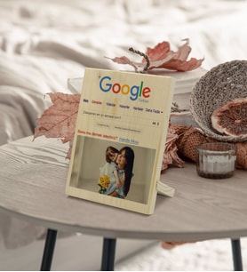 BK Gift Kişiye Özel Google Dünyanın En İyi Annesi Dekoratif Ahşap Çerçeve