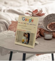 BK Gift Kişiye Özel Google Dünyanın En İyi Annesi Dekoratif Ahşap Çerçeve