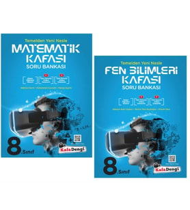 KAFA DENGİ YAYINLARI 8. Sınıf Matematik + Fen Bilimleri Kafası Soru Bankası