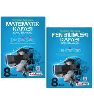 KAFA DENGİ YAYINLARI 8. Sınıf Matematik + Fen Bilimleri Kafası Soru Bankası