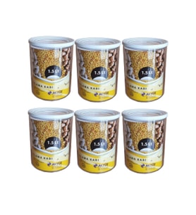 Favilla Yuvarlak Contalı Erzak Saklama Kabı 1,5 lt 6 lı Set