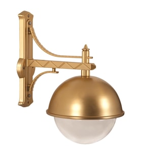 AVONNI BAP-68060-BSA-M2-OP Sarı Boyalı Dış Mekan Aydınlatma E27 Aluminyum Polikarbon Cam 40cm