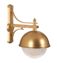 AVONNI BAP-68060-BSA-M2-OP Sarı Boyalı Dış Mekan Aydınlatma E27 Aluminyum Polikarbon Cam 40cm