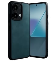 Redmi Note 13 Pro 4G Kılıf Aras Deri Kapak - Koyu Yeşil