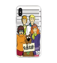 Iphone XSMAX Uyumlu Scooby Doo Tasarımlı Şeffaf Telefon Kılıfı