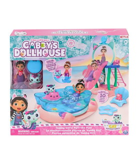 6067878 Gabbys Dollhouse Gabby ve Mercat Purr-ific Havuz Oyun Seti