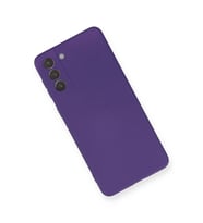 Newface Samsung Galaxy S21 Plus Kılıf Nano içi Kadife Silikon - Mor