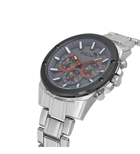 Polo Air Spor Kasa Erkek Kol Saati Gümüş Gri Renk PL-0992E3x (Gri-Gümüş)