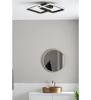 Kira Modern Tasarım Bronz Renk Salon - Mutfak - Hol Beyaz Led 2 Li Avize