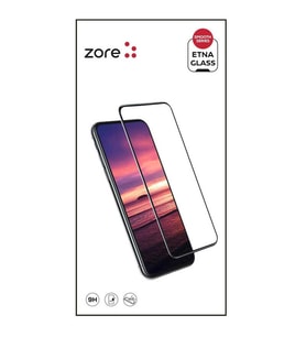 Apple iPhone 15 Pro Uyumlu Zore Etnaa Cam Ekran Koruyucu (Siyah)