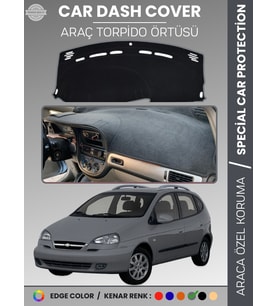 CHEVROLET REZZO (2000-2011) Torpido Örtüsü Ön Göğüs Koruma Çatlamayı Engeller Tam Uyum