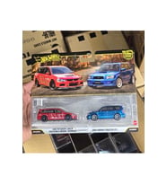Hot Wheels Premium Mitsubishi Lancer Evo Ix Wagon 2005 – Subaru Forester Sti 2004 2’Li Set
