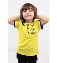 Toontoy Erkek Çocuk Nakışlı Tişört (Sarı)