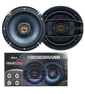 BOSCHMANN BM-16 Turbo Oto Koaksiyel Hoparlör 16cm 700 Watt 100W RMS Tweeterli 2 Adet