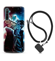 Realme 5i 5 Pro 6i 7 Pro 8 Kılıf Boyun Askılı Silikon Play Me 1757
