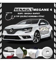 Renault Megane 4 Oto Araç Kapı Koruma Fitili 5metre Parlak Beyaz Renk