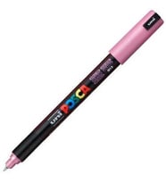 UNİ POSCA SU BAZLI POSTER MARKER 0.7  PC-1MR 0.7 METALİK PEMBE