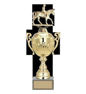 ODAK KUPA - Figürlü Kupalar - At / Binici Figürlü Kupalar FG-089 C - 42 cm