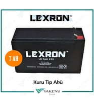 7 Ah 12V Kuru Akü Lexron