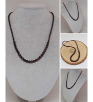 Galaksi Serisi Lal (Granat Garnet) Taşı Tasarım Kolye