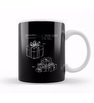 Christmas Present Blueprint Kupa Bardak Porselen