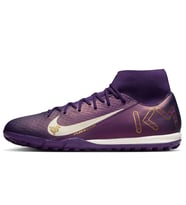 Nike Mercurial Superfly 10 Mbappe Mens Football Shoes Bilekli Erkek Halı Saha Ayakkabısı Mor