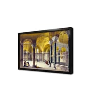 Osmanlı Zamanı Ayasofya Camii Çerçeveli Mdf Tablo