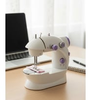 Ev Tipi Mini Dikiş Makinesi Ayarlanabilir Hız Ve Işıklı