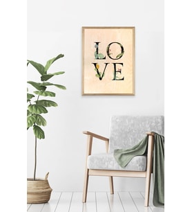Love Ahşap Tablo