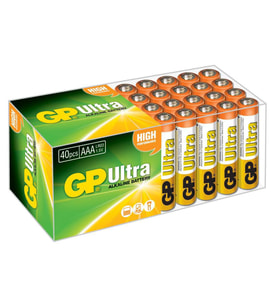 Gp LR03 AAA Boy Ultra Alkalin İnce Kalem Pil 40'lı Paket GP24AUT-2B40