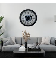 Black Atlas Series 60 Cm Çarklı Duvar Saati
