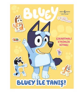 Bluey ile Tanış - Çıkartmalı Etkinlik Kitabı - Ciltli