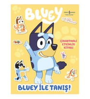 Bluey ile Tanış - Çıkartmalı Etkinlik Kitabı - Ciltli