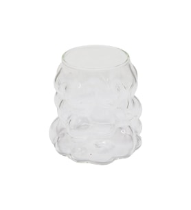 BONCUKLU - BOĞUMLU CAM BARDAK 340ML KAHVE - SUNUM - MEŞRUBAT (5680)