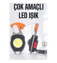 Mey İthalat® El Feneri Çakmaklı Kapak Açma Düdük Toravida Acil Durum Seti