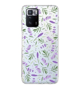PrintiFy Xiaomi Poco X3 GT ile Uyumlu 1mm Slim Fit Water Color 3 Baskılı Şeffaf  Kılıf