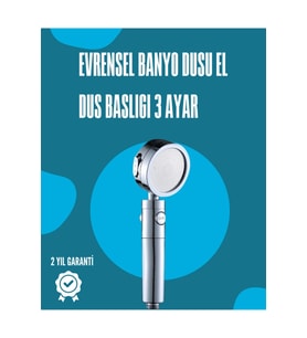 Su Tasarruflu Kolay Kurulumlu El Duş Başlığı