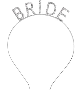 Bekarlığa Veda Bride Tacı Gümüş Renk