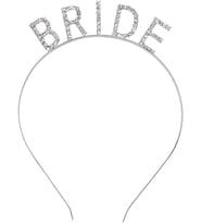 Bekarlığa Veda Bride Tacı Gümüş Renk