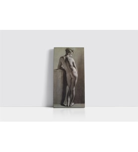 Female Nude From Behind Kanvas Tablo