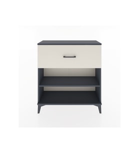 Arges Şifonyer Tek Raflı Tek Çekmeceli 88x30x96 Antrasit-Aytaşı