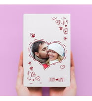 Sevgililer Günü Deri Kaplı Defter 2021-11