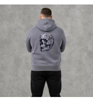 CZMD Anatomical Graphite Hoodie – Kurukafa Baskılı (Antrasit)