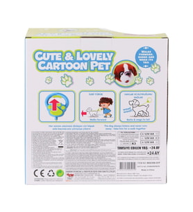 PR66308-25T Tasmalı Yürüyen Peluş Fransız Köpeği