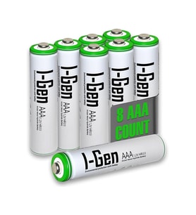 I-Gen B109 8 Adet AAA 900 Mah Şarj Edilebilir İnce Kalem Pil 1.2V Ni-MH Şarjlı Pil