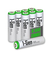I-Gen B109 8 Adet AAA 900 Mah Şarj Edilebilir İnce Kalem Pil 1.2V Ni-MH Şarjlı Pil