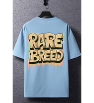 Unisex Rare Breed Baskılı Tasarım Tshirt (Bebe Mavi)